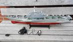 Rc'vliegdekschip'oorlogsschip, Hobby en Vrije tijd, Modelbouw | Boten en Schepen, Ophalen of Verzenden, Zo goed als nieuw