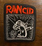 Rancid (zwart) iron-on patch strijk naai embleem ska punk, Verzamelen, Muziek, Artiesten en Beroemdheden, Nieuw, Kleding, Verzenden