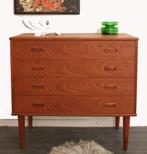 Jaren 60  Deens vintage ladekast mid century design, Huis en Inrichting, Kasten | Ladekasten, Gebruikt, -, -, 3 of 4 laden