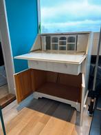 Leuk wit bureautje met klep, Antiek en Kunst, Antiek | Meubels | Kasten, Ophalen