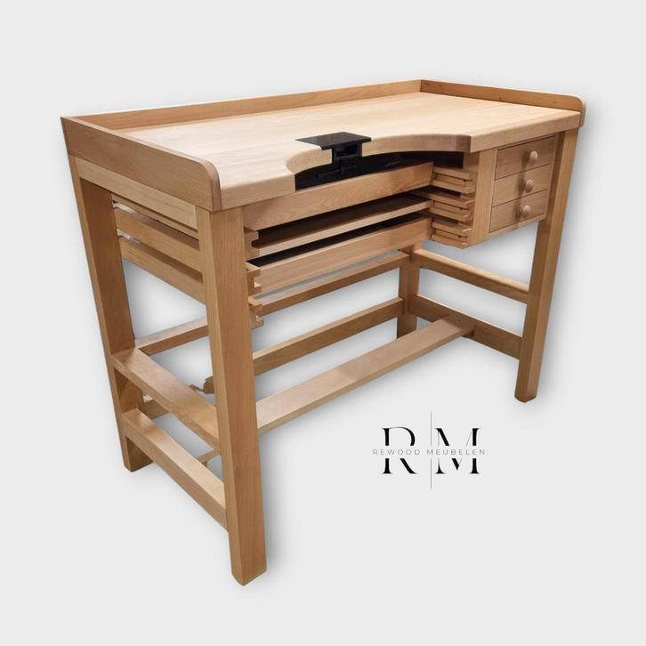 Edelsmid Goudsmid Werkbank/ Stavelij Nieuw, Hobby en Vrije tijd, Knutselen, Nieuw, Ophalen of Verzenden