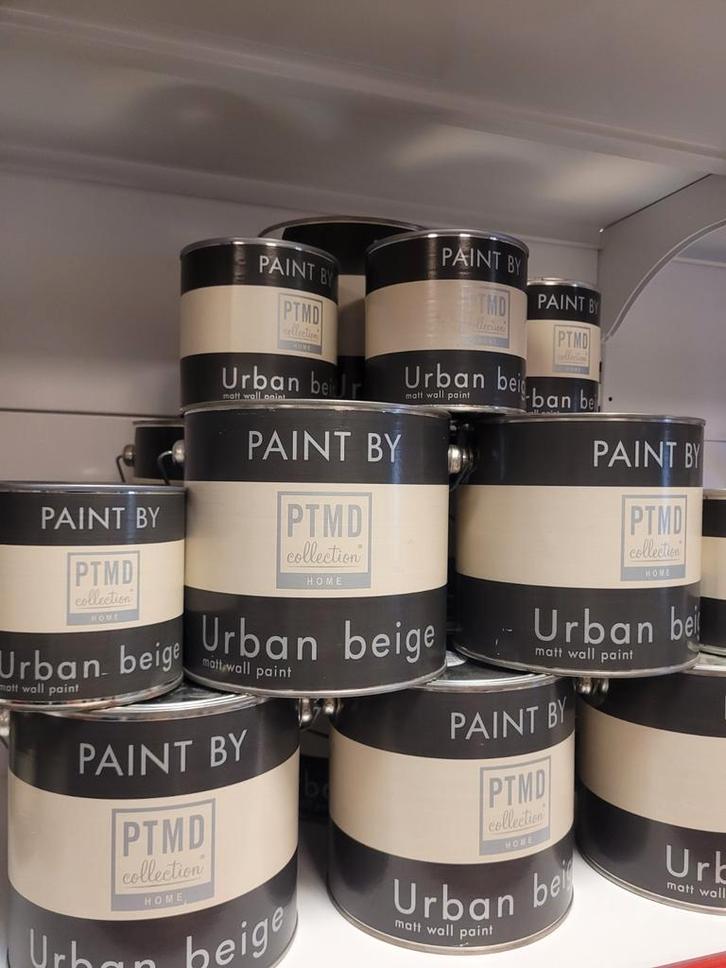 PTMD Muurverf div kleuren, Doe-het-zelf en Verbouw, Verf, Beits en Lak, Nieuw, Verf, 5 tot 10 liter, Overige kleuren, Ophalen of Verzenden