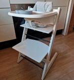 2x witte Stokke Tripp Trapp + 1x babyset & Accessoires, Ophalen, Gebruikt, Meegroeistoel, Stoelverkleiner