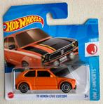 Hot Wheels '73 Honda Civic Custom Hotwheels (oranje), Hobby en Vrije tijd, Modelauto's | Overige schalen, Ophalen of Verzenden