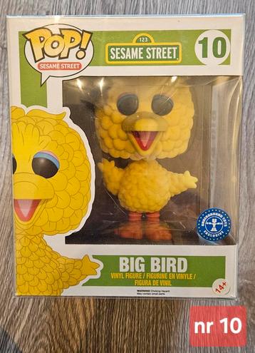 Funko Pop! Sesame Street Big Bird #10 beschikbaar voor biedingen