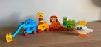 Duplo dieren trein set, Kinderen en Baby's, Speelgoed | Duplo en Lego, Ophalen of Verzenden, Zo goed als nieuw, Complete set, Duplo