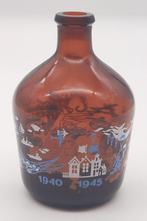 WOII Herdenkings fles 10 jaar bevrijding 1945 - 1955, Antiek en Kunst, Antiek | Glas en Kristal, Ophalen of Verzenden