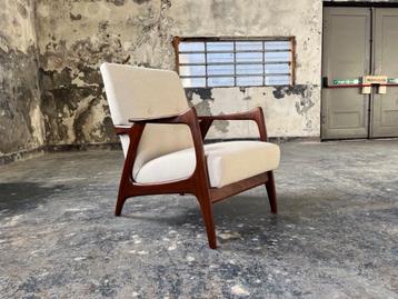 Mid Century scandinavian fauteuil  beschikbaar voor biedingen