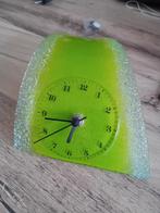 vintage glazen tafel klok van Murena glas, Ophalen