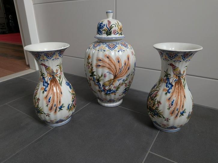 Italiaanse Vazen Set - Prachtig Design!, Huis en Inrichting, Woonaccessoires | Vazen, Zo goed als nieuw, Overige kleuren, Minder dan 50 cm