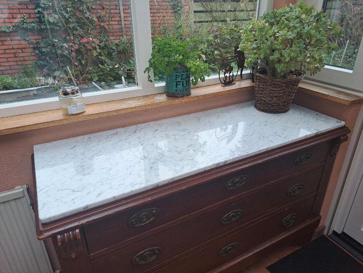 marmeren blad, Huis en Inrichting, Overige Huis en Inrichting, Gebruikt, Ophalen