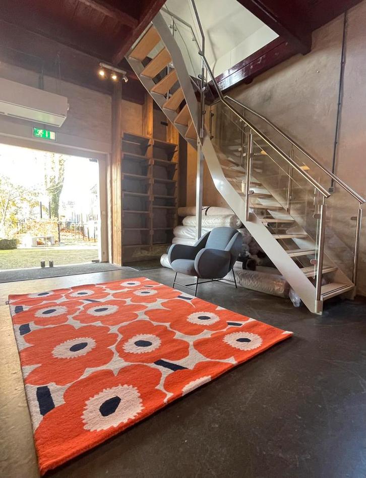 Brink en Campman Marimekko Unikko Orange tapijt, Huis en Inrichting, Stoffering | Tapijten en Kleden, Ophalen