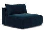 Daphne Sofa Company Fauteuil - Velours Navy, Ophalen, 100 tot 125 cm, Zo goed als nieuw, 75 tot 100 cm