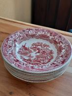 Petrus Regout Maastricht Statue 6 bordjes, Antiek en Kunst, Antiek | Servies los, Ophalen of Verzenden