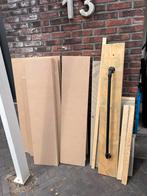 Gratis MDF en Steigerhout, Doe-het-zelf en Verbouw, Hout en Planken, Ophalen, Gebruikt, Minder dan 25 mm, Plank