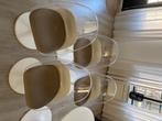 Eetkamerstoelen, Huis en Inrichting, Stoelen, Ophalen, Kunststof, Gebruikt, Wit