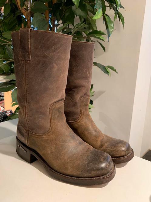 Sendra retro boots blokhak 37 western boots bohemian laarzen, Kleding | Dames, Schoenen, Zo goed als nieuw, Hoge laarzen, Bruin