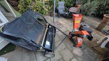 Gras en blad veger beschikbaar voor biedingen