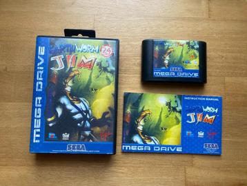 Earthworm jim sega mega drive beschikbaar voor biedingen
