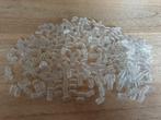 Partij N292=500x Nieuwe ronde Lego stenen 1x1 transparant