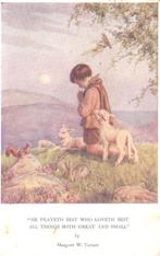 Ansichtkaart Margaret W. Tarrant, gelopen in 1950., Verzamelen, Ansichtkaarten | Themakaarten, Verzenden, 1940 tot 1960, Gelopen