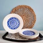 Boch la Louvière, 4 prachtige ontbijtborden, Antiek en Kunst, Antiek | Servies los, Ophalen of Verzenden