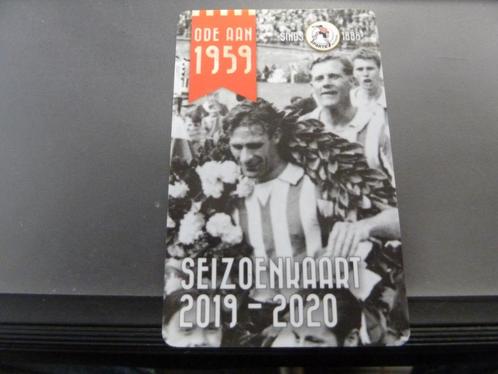 Seizoenkaart Sparta 19-20 Bedrukt / Gelopen, Verzamelen, Sportartikelen en Voetbal, Zo goed als nieuw, Overige typen, Sparta, Ophalen of Verzenden