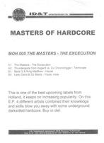 Masters of Hardcore HOM 005 Vinyl rare gabber 12Inch, Cd's en Dvd's, Vinyl | Dance en House, Overige genres, Ophalen of Verzenden