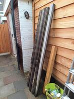 Hardhouten palen. 6 stuks 2 mtr lang, Ophalen, Palen, Zo goed als nieuw, Hardhout