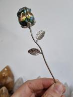 Roos van kwarts met titanium aurakwarts coating, Sieraden, Tassen en Uiterlijk, Edelstenen, Ophalen of Verzenden, Nieuw