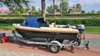 Wato 490 sloep met Yamaha 15 pk viertakt Powertrim, Watersport en Boten, Sloepen, Ophalen, 10 tot 30 pk, Gebruikt, Binnenboordmotor