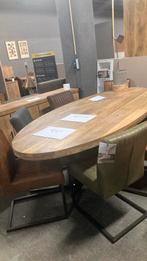 Tafel ovaal 240cm direct leverbaar, Ophalen, Outletliving7@gmail.com, Bruin, Nieuw
