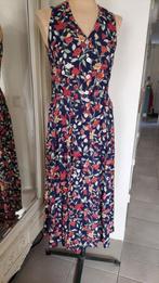 Zomerjurk gebloemd L,, Kleding | Dames, Jurken, Ophalen of Verzenden, Gedragen, Maat 42/44 (L), Onder de knie