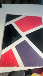 Roze paars zwart, Antiek en Kunst, Kunst | Schilderijen | Klassiek, Ophalen of Verzenden