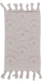 2x Riviera Maison Wave Guest Towel sand 50x30 cm, Huis en Inrichting, Badkamer | Badtextiel en Accessoires, Ophalen of Verzenden