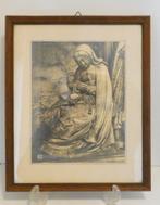 Oude tekening Maria [1710], Antiek en Kunst, Ophalen