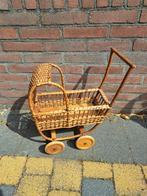 Rieten Poppenwagen - Vintage Charme, Ophalen of Verzenden
