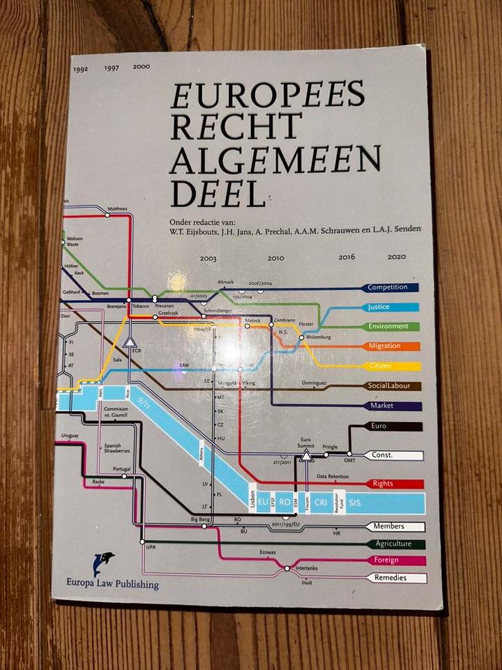 Europees Recht Algemeen Deel, Boeken, Wetenschap, Zo goed als nieuw, Sociale wetenschap, Ophalen of Verzenden