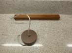 mooie moderne lampenlamp (hout), Huis en Inrichting, Lampen | Hanglampen, Ophalen of Verzenden, Gebruikt, Metaal, Minder dan 50 cm