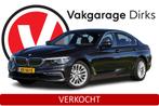 BMW 5-serie 520i Aut8 Exe ✅ Leder ✅ H&K ✅ Sfeer, Automaat, Achterwielaandrijving, Gebruikt, 4 cilinders