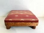 Vintage krukje hout met roze stof, Ophalen