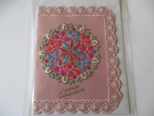 nr 40 pergamano mandala felicitatie kaart, Hobby en Vrije tijd, Kaarten | Zelfgemaakt, Nieuw, Overige thema's, Ophalen of Verzenden