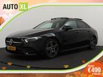 Mercedes-Benz A-Klasse 180 Aut. AMG Night-Pakket Pano-dak Me, 65 €/maand, 136 pk, 4 cilinders, Zwart