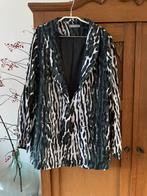 Leuk gewerkt jasje  Geisha XL, Kleding | Dames, Ophalen of Verzenden, Zo goed als nieuw, Maat 46/48 (XL) of groter, Blauw