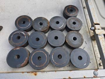 Stalen Ring plaatjes +- 125 st totaal. 3mm dik beschikbaar voor biedingen