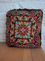 Vintage Zweeds twiststeek wolgaren sierkussen. 30x30 cm., Huis en Inrichting, Woonaccessoires | Kussens, Ophalen of Verzenden