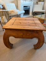 Teak Opium Tafel - 60x60cm, Ophalen, Gebruikt, 50 tot 100 cm, Minder dan 50 cm