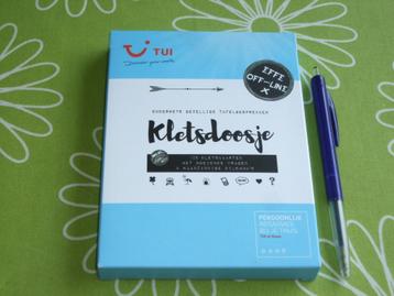 Nieuw: Kletsdoosje - ouderwets gezellige tafelgesprekken beschikbaar voor biedingen