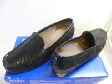 Jenny dames schoenen maat 38 zeer donkerblauw 1x gedragen beschikbaar voor biedingen