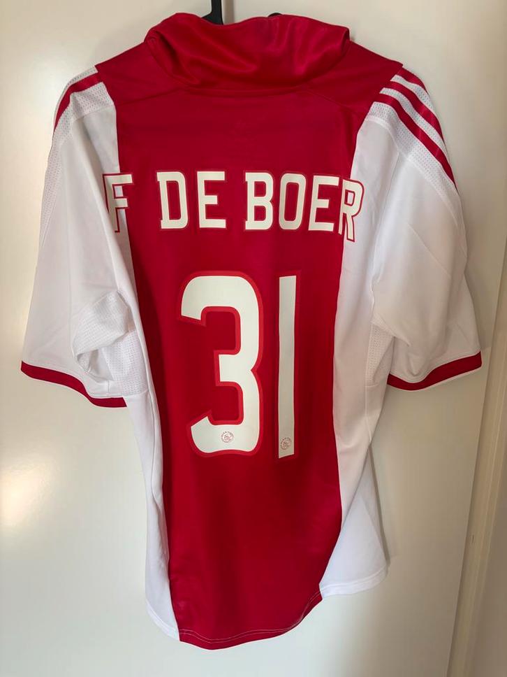 Ajax Frank de Boer Matchworn Shirt 2011/2012 kampioens shirt, Kleding | Heren, T-shirts, Zo goed als nieuw, Maat 52/54 (L), Rood